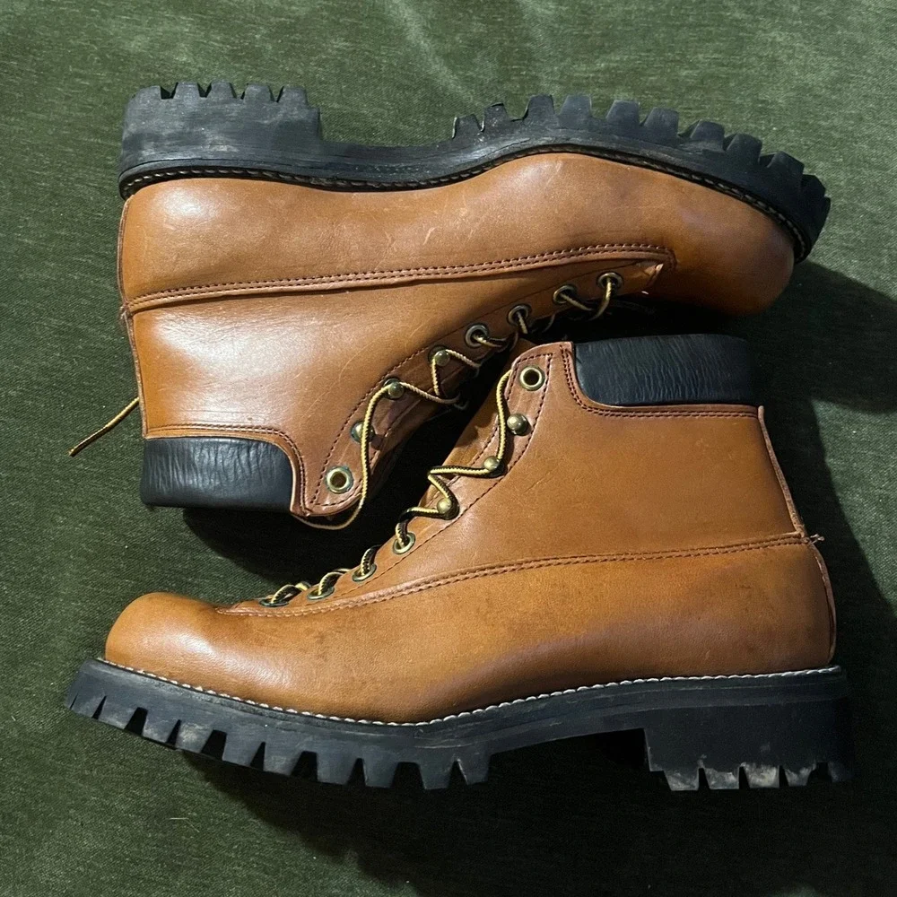 VtG 60s LL BEAN Maine‎ Leather Hiking Mountaineering Utility Boot 7.5 C Rare